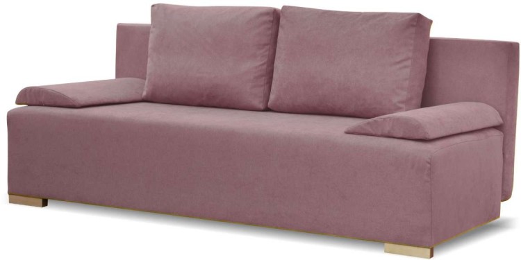 Schlafsofa mit Bettkasten Ecco Plus Pink