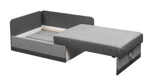 Kleines Ecksofa Kacper Graphit/Grau