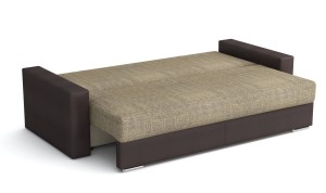 Sofa mit Schlaffunktion und Bettkasten Klass Klass Schwarz/Silber