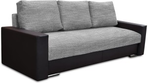 Schalfsofa mit Bettkasten Klass Plus Schwarz/Silber