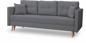 Schlafsofa mit Bettkasten Lahti Graphit