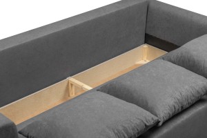 Schlafsofa mit Schlaffunktion Lugo PLUS Grey