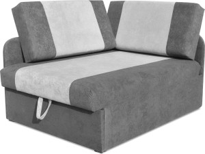 Ecksofa mit Schlaffunktion 90x200 Maxi Graphit/Grau