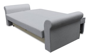 Schlafsofa mit Bettkasten mit Bettkasten Pele grau