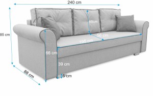 Schlafsofa mit Bettkasten Pele Dunkelgrün