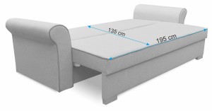 Schlafsofa mit Bettkasten Pele Dunkelgrün