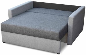 Schlafsessel mit Bettkasten Tedi 1 Schwarz/Grau