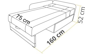Ecksofa mit Schlaffunktion und Bettkasten Vaxer Ecksofa Navy Blau/Grau