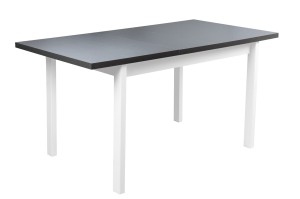 Klapptisch ALB1L 120/150x80 Weiß/Grau