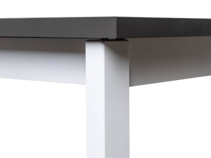 Klapptisch ALB1L 120/150x80 Weiß/Grau