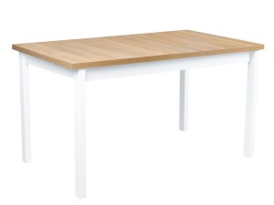 Klapptisch ALB2L 140/180x80 Weiß/Eiche Grandson