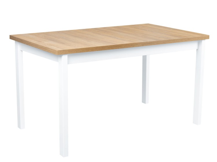 Klapptisch ALB2L 140/180x80 Weiß/Eiche Grandson