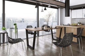 Loft Tisch Cezar 185x67 Weiß