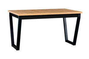 Klapptisch 140/180x80 IKON 2 Schwarz/Eiche Artisan