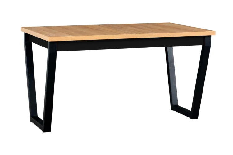 Klapptisch 140/180x80 IKON 2 Schwarz/Eiche Artisan