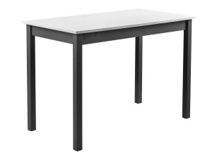 Holztisch MAX2L 110x60 Weiß/Graphit