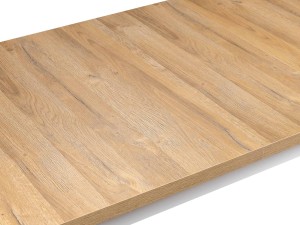 Holztisch MAX3L 120x70 Weiß/Eiche Grandson