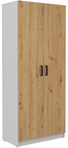 Malta 111 2D Aktenschrank Eiche Artisan/Grau