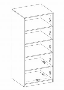 Malta 111 2D Aktenschrank grau/eiche Artisan