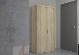 Zweitüriger Kleiderschrank Elena Sonoma Eiche