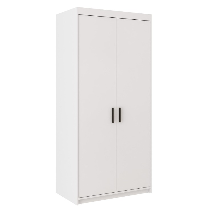 Zweitüriger Kleiderschrank Elena Weiß