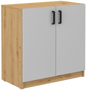 Kabinett Malta 102 2F Grau/Eiche Artisan