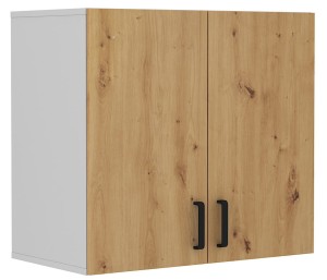 Hängeschrank Malta 104 2D Eiche Artisan/Grau