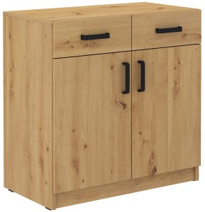 Büroschrank mit Schubladen Malta 105 2F 2S Eiche Artisan