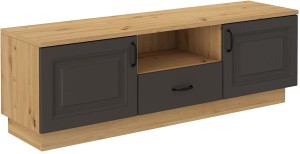 RTV-Schrank Flawia 2D1S Graphit/Artisan