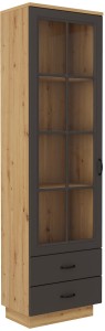 Schubladenblock Flawia GRAR 60 1D 2S Graphit/Artisan