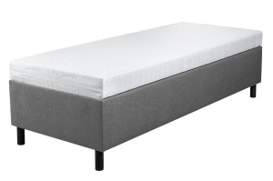 BOX 30 Hotelbett mit Matratze und Anschlussmöglichkeit 90x200 Grau