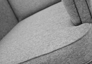 Ohrensessel mit Fußhocker Denver Türkis