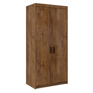 Zweitüriger Kleiderschrank mit Aufsatz Elena Eiche Lefkas