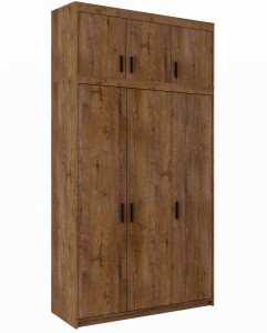 3-türiger Kleiderschrank Elena 3D DL03 mit Erweiterung NAEL DL03 Eiche Lefkas