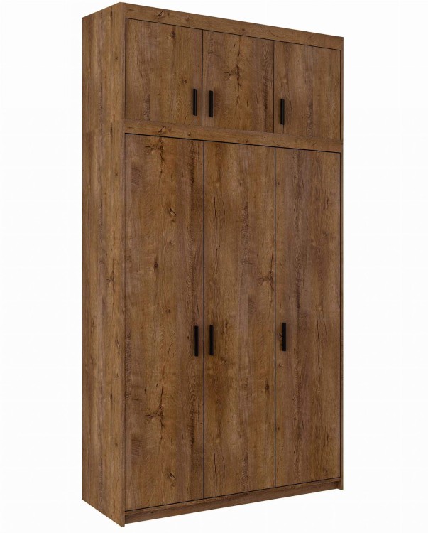 3-türiger Kleiderschrank Elena 3D DL03 mit Erweiterung NAEL DL03 Eiche Lefkas