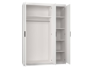 Dreitüriger Kleiderschrank mit Spiegel und Erweiterung Elena Eiche Lefkas