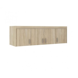 4-türiger Kleiderschrank Elena 4D SO04 mit Aufsatz NAEL SO04 Eiche Sonoma