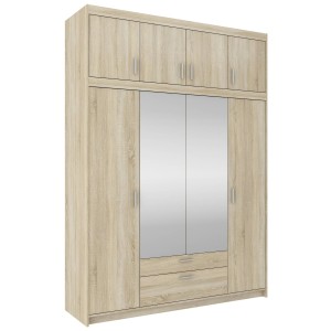 Spiegelschrank Elena 4D SO04 mit Erweiterung NAEL SO04 Eiche Sonoma