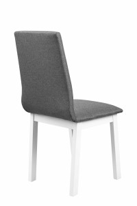 Tisch mit 4 Stühlen L002 Weiß/Graphit