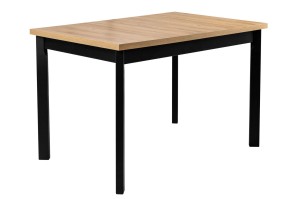 Klapptisch mit 4 Stühlen L003 Schwarz/ Eiche Grandson