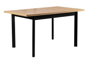 Klapptisch mit 4 Stühlen L003 Schwarz/ Eiche Grandson