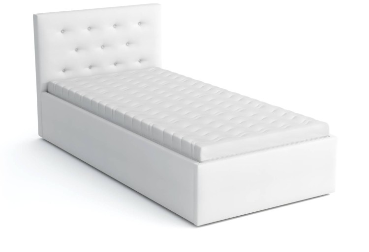 Einzelbett mit Matratze 80x180 Star Weiß