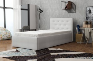 Einzelbett mit Matratze 80x180 Star Weiß