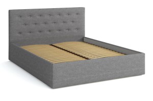 Polsterbett mit Matratze 160x200 Star Grau