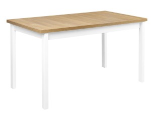 Klapptisch mit 4 Stühlen X010 Weiß/Eiche Grandson