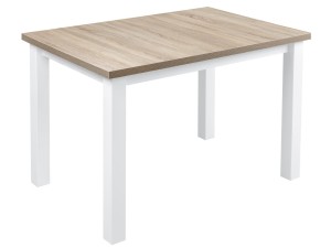 Tisch mit 4 Stühlen Z059 Weiß/Eicheonoma