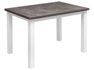 Tisch mit 6 Stühlen Z062 Weiß/ Beton