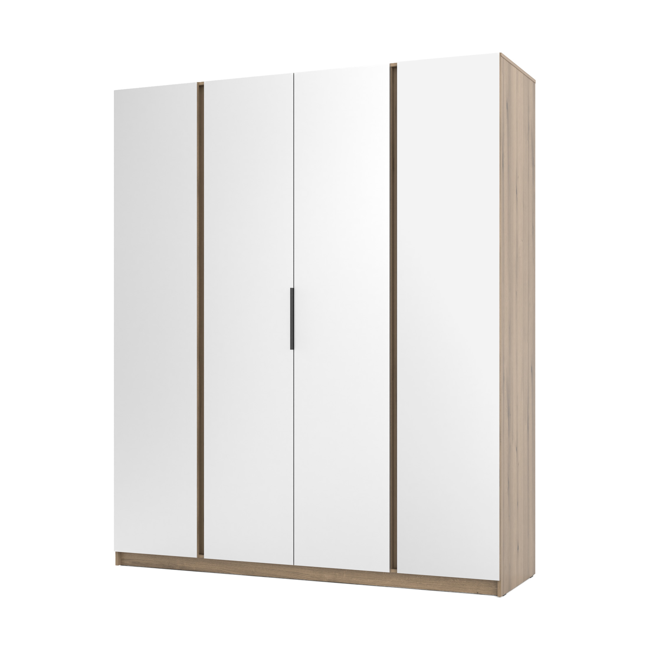 4-türiger Kleiderschrank mit Spiegeln Dravero EV/EV 4L