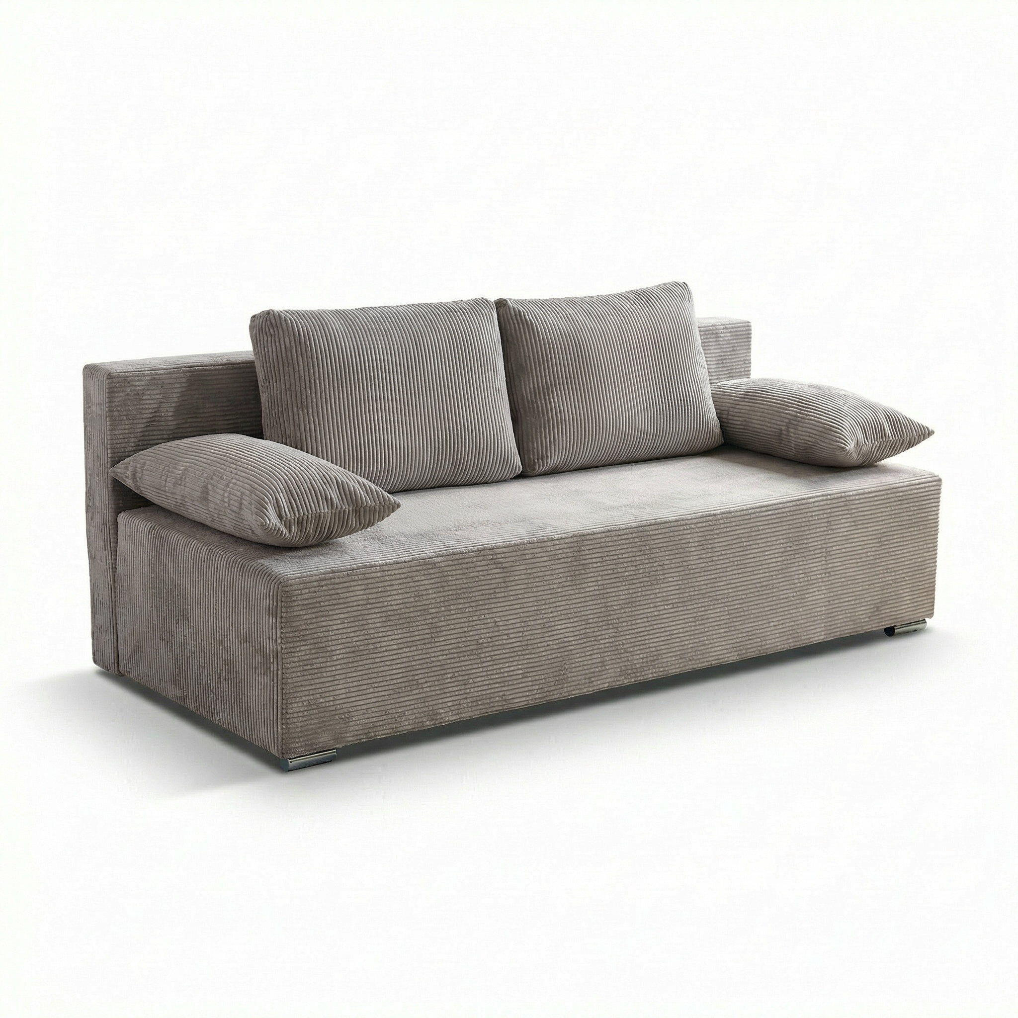 Schlafsofa Lunera Prima 2 Cord Grau