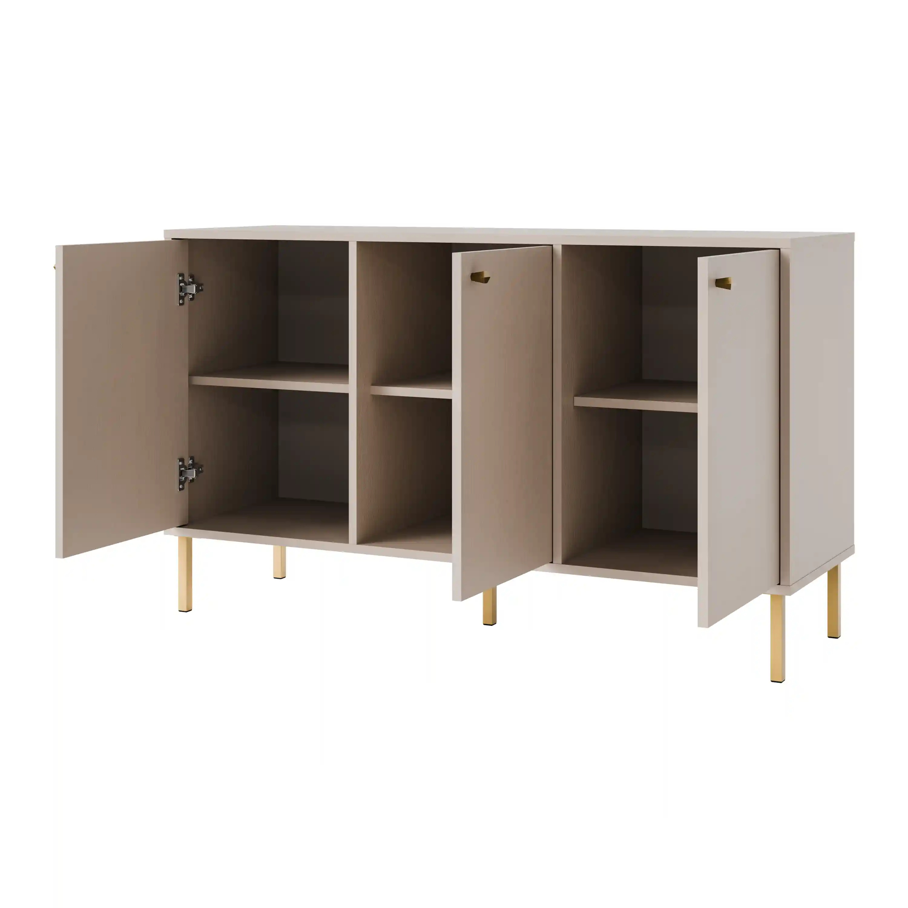 Dreitrürige Kommode Sakai 3F T813 Beige